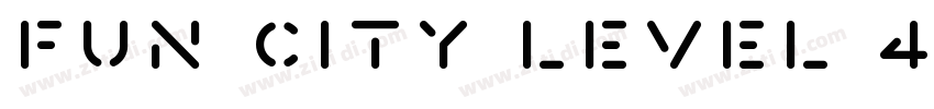 Fun City Level 4 Basic字体转换